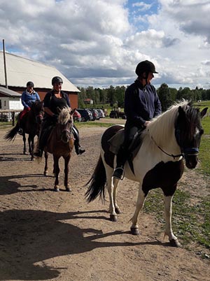 Heldagstur hos Hällstad Islandshästar AB i Ulricehamn.